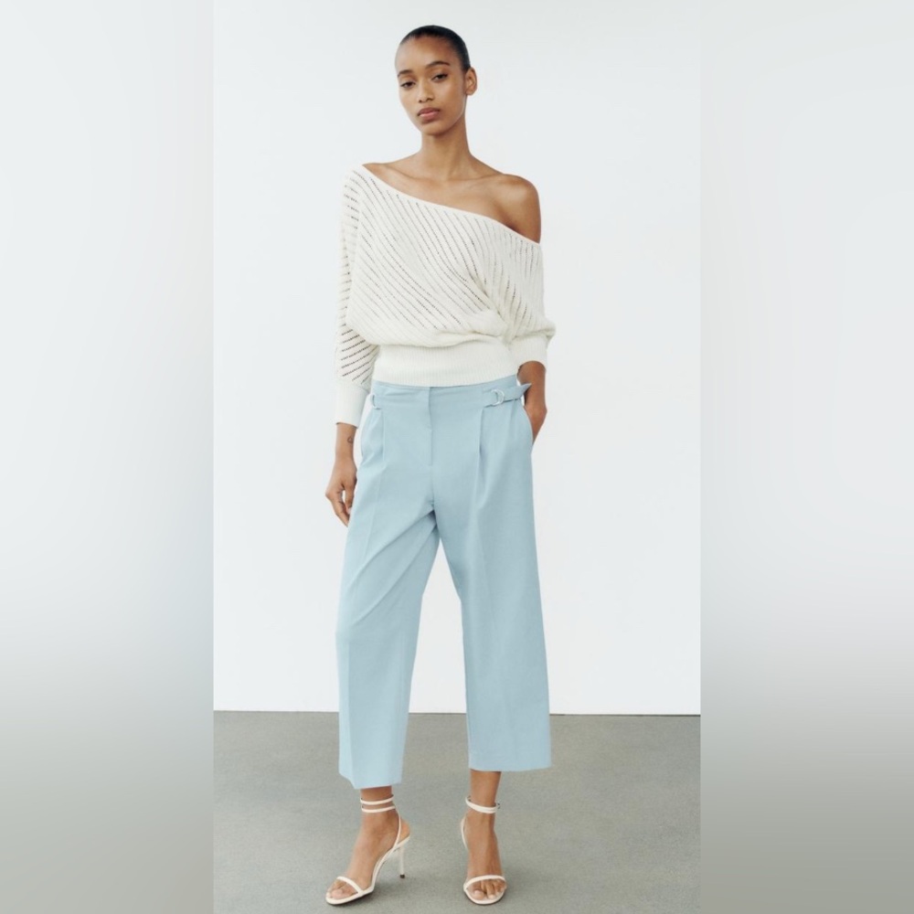 ZARA culottes with side buckles size extra small